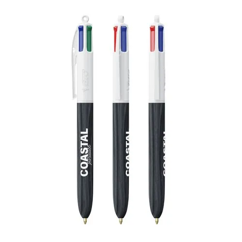 BIC® 4 Couleurs Wood Style