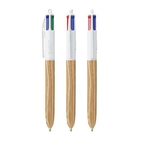 3460001061-01-6AW-NewUpper-id459-jan26 BIC® 4 Couleurs Wood Style