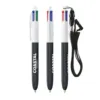BIC® 4 Couleurs Wood Style with Lanyard