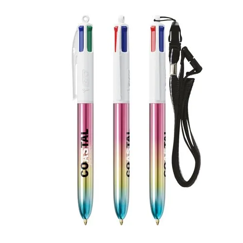 BIC® 4 Couleurs® Gradient + Lanyard 1 BIC® 4 Couleurs® Gradient + Lanyard