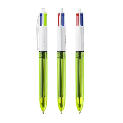 BIC® 4 Couleurs Fluo Bille