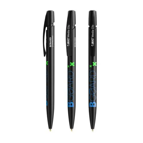 3460001973-020202-Printed-id459-jan26 BIC® Media Clic BIO Based BGUARD™ Antibacterial Ballpen