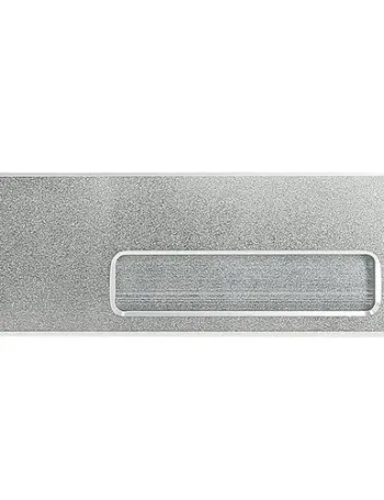 BADGE ALUMINIUM 7 X2.5 CM