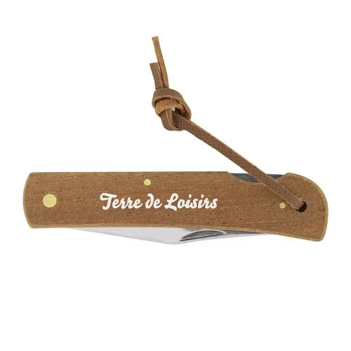 COUTEAU BOIS CRAN D'ARRET