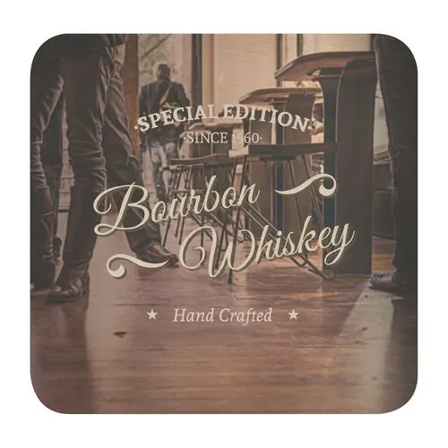 SOUS-VERRE CARRE 9,3 CM 2FACES