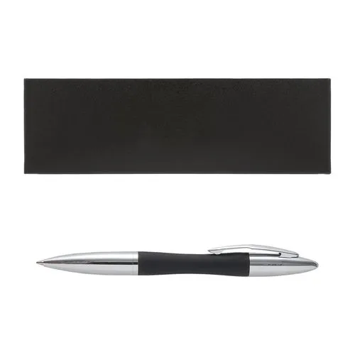 PARURE STYLO BILLE METAL+GOMME