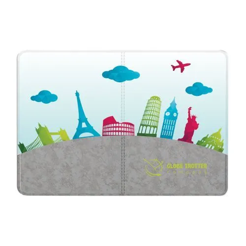 COUV. PASSEPORT PVC MARBRE