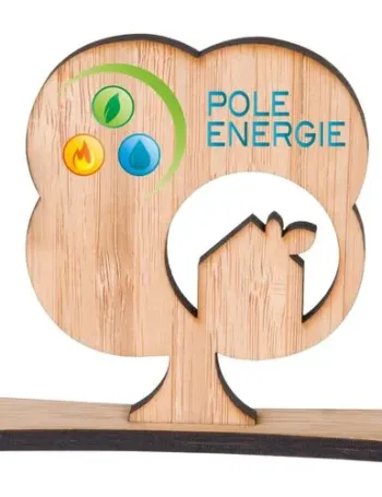 TROPHEE BAMBOU L10 X H15 CM