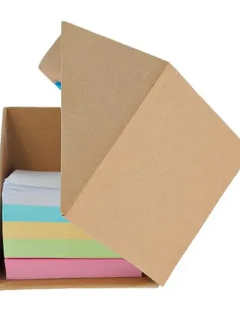 BLOC CUBE 500 FEUILLES COULEUR