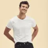 T-Shirt Adulte Blanc Iconic V-Neck