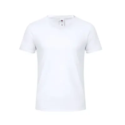 T-Shirt Adulte Blanc Iconic V-Neck