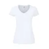 T-Shirt Femme Blanc Iconic V-Neck 1 T-Shirt Femme Blanc Iconic V-Neck