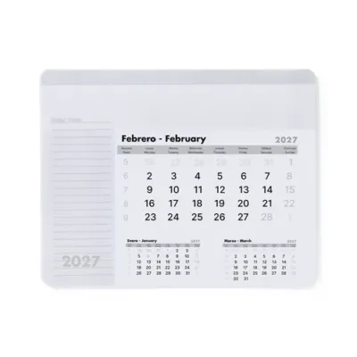 Tapis Souris Calendrier Rendux