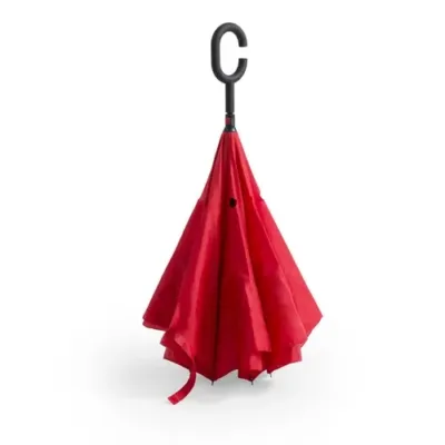 Parapluie Réversible Hamfrey rouge 1 Parapluie Réversible Hamfrey