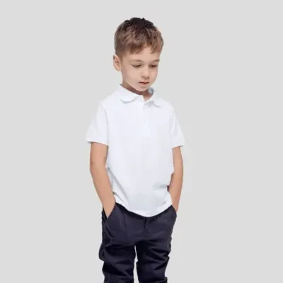 Polo Enfant Blanc "keya" YPS180