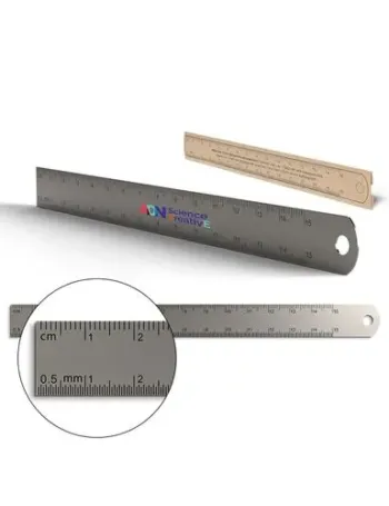 REGLET PRECISION INOX 170x15 mm AVEC TROU DE SUSPENSION