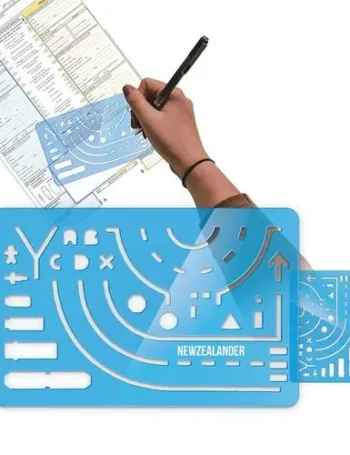 REGLE NORMOGRAPHE 125x80x1,5 mm - ASSISTANT DU CONSTAT AMIABLE