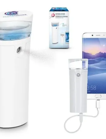 BATTERIE EXTERNE AVEC BRUMISATEUR LI-ION 2000 mAh