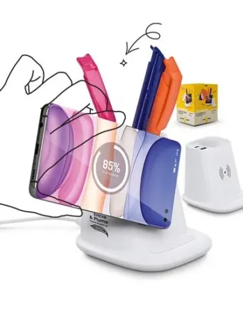 CHARGEUR INDUCTION OU CABLE POT A CRAYONS