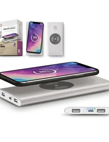 BATTERIE EXTERNE Li-po 8000 mAh ET CHARGEUR PAR INDUCTION