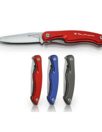 COUTEAU PLIABLE MANCHE ALU LAME INOX