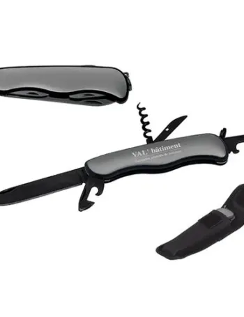 COUTEAU MULTIFONCTIONS LAME NOIRE