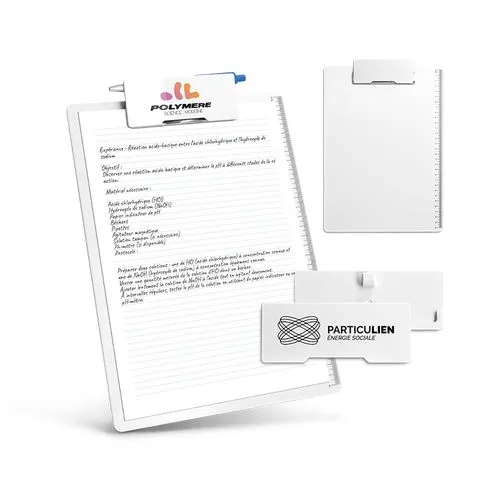 ECRITOIRE AVEC PLAQUE PORTE STYLO