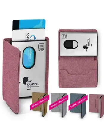 PORTE CARTE EN METAL STOP OU ANTI RFID