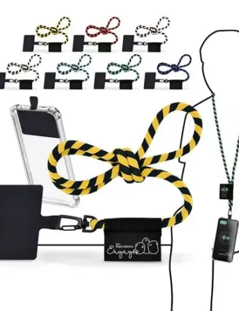 CORDON TOUR DE COU/LANAYRD TUBULAIRE TISSEE PORTE TELEPHONE