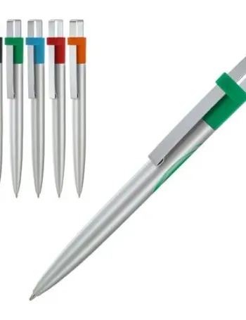 STYLO BILLE ECRITURE BLEUE CORPS ET CLIP METAL