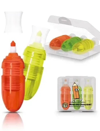 BOITE DE 3 SURLIGNEURS