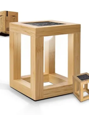 LAMPE SOLAIRE EN BAMBOU