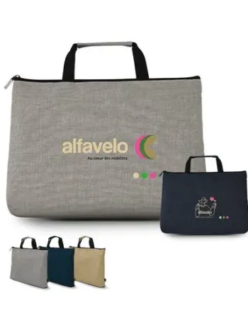 SACOCHE PORTE-DOCUMENT EN RPET