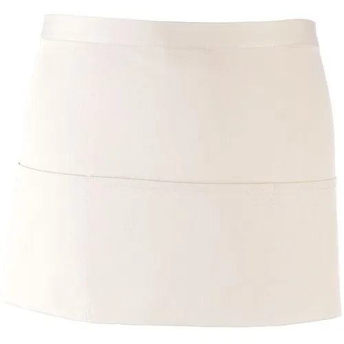 Tablier taille “Colours” 3 poches blanc 1 Tablier taille "Colours" 3 poches