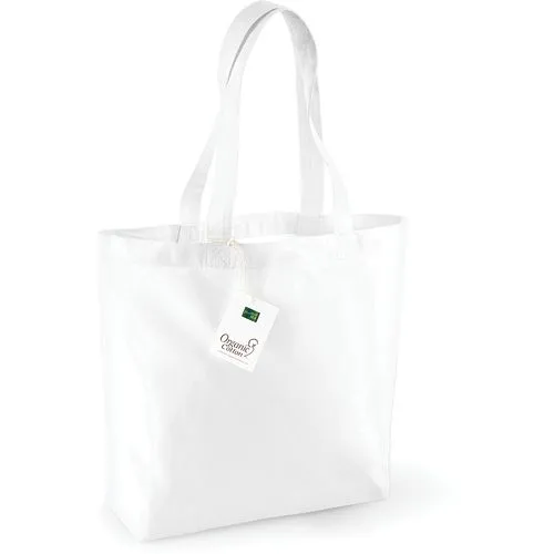 Sac coton bio shopping blanc 1 Sac coton bio shopping