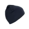 Bonnet en tricot bleu marine 2 Bonnet en tricot
