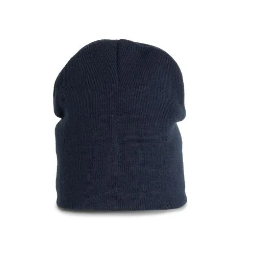 Bonnet en tricot bleu marine 1 Bonnet en tricot
