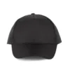 Casquette polyester – 5 panneaux noir 1 Casquette polyester - 5 panneaux