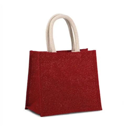 Sac style cabas en toile de jute – modèle moyen doré 2 Sac style cabas en toile de jute - modèle moyen