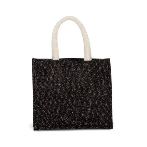 Sac style cabas en toile de jute - modèle moyen