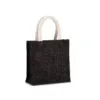 Sac style cabas en toile de jute - petit modèle