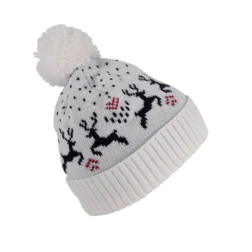 Bonnet de Noël motifs rennes