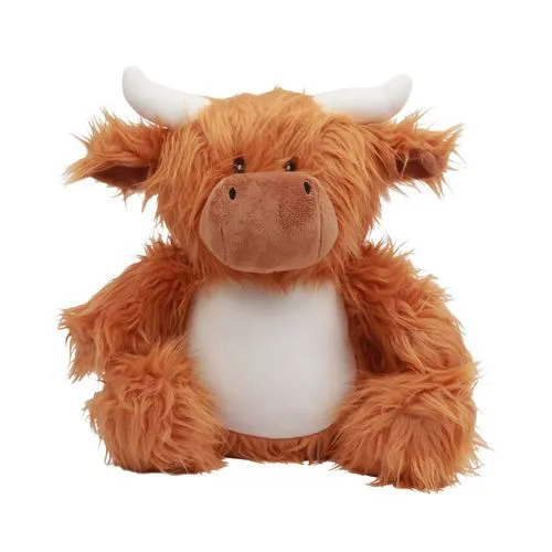 Peluche zippée vache 2 Peluche zippée vache