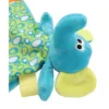 Doudou plat multicolore éléphant