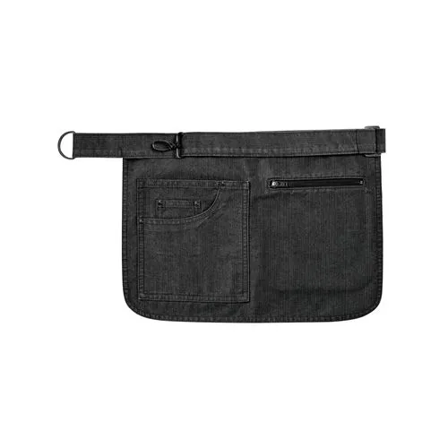 Tablier taille “Métro” noir denim 1 Tablier taille "Métro"