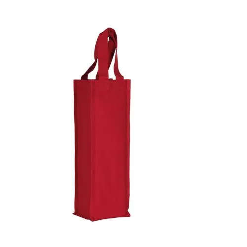 Sac porte-bouteille en coton canvas