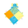 Doudou plat multicolore éléphant