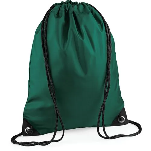 Sac à dos cordelettes PREMIUM BagBase 11 L vert bouteille 100 g/m² polyester 1 Sac à dos cordelettes PREMIUM