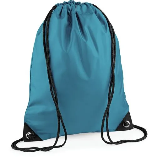 Sac à dos cordelettes PREMIUM BagBase 11 L bleu océan 100 g/m² polyester 1 Sac à dos cordelettes PREMIUM