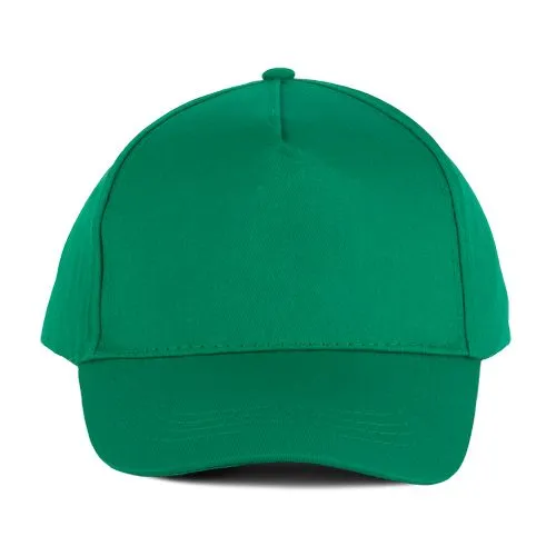 Casquette coton – 5 panneaux k-up vert kelly 155 g/m² coton taille unique 1 Casquette coton - 5 panneaux